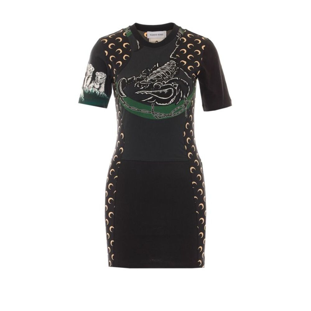 Marine Serre Women Mini Printed Dress